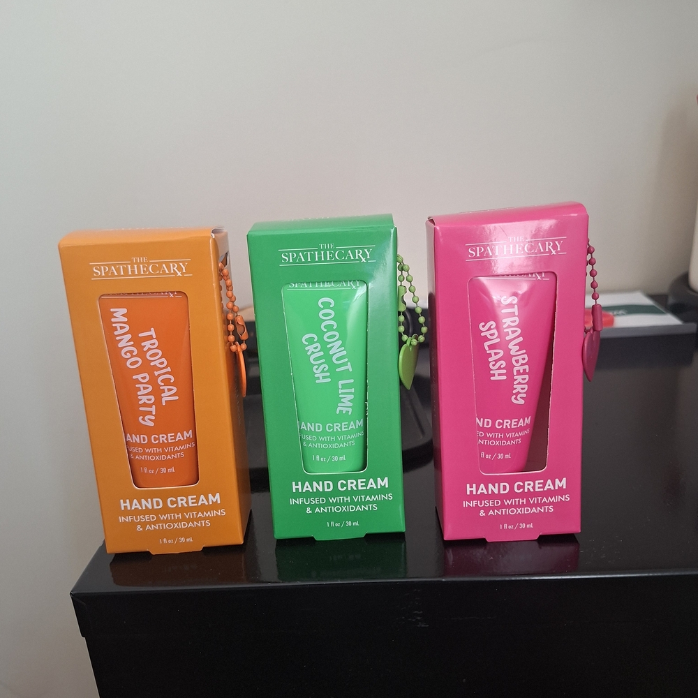 Hand Cream Trio - Tropical Mango, Coconut Lime, Strawberry Splash